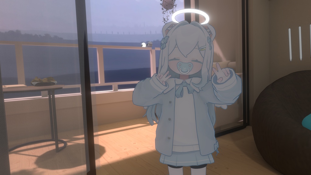 【無料】 掴めるおしゃぶり【全アバター対応】