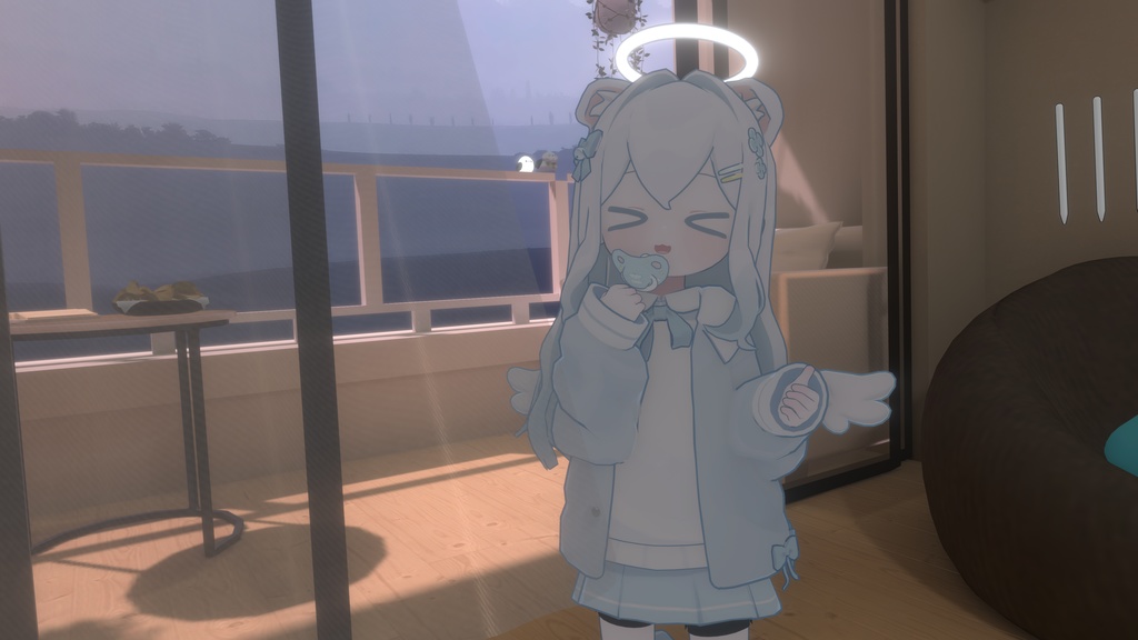 無料】羽と輪っか Angel Set【まめふれんず対応】 - くるる