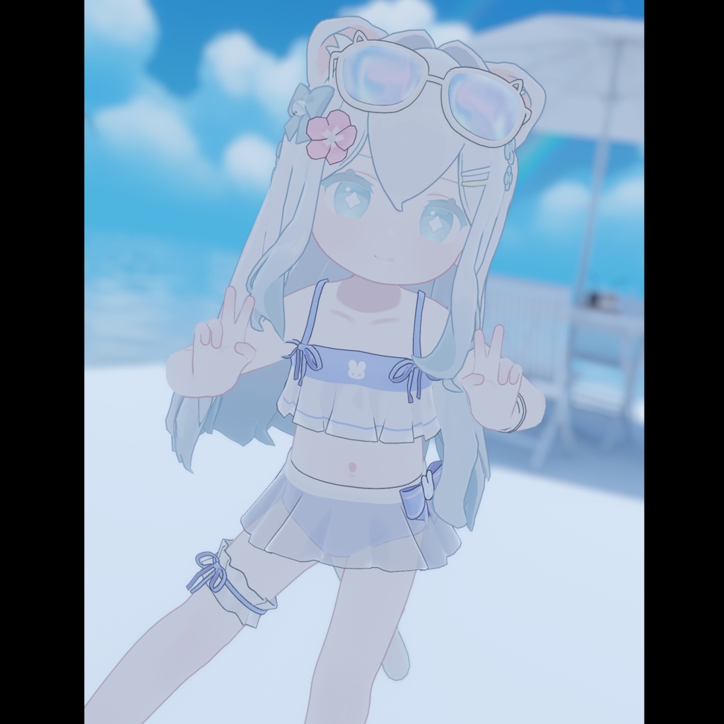 🏖️ うさみずぎ + Eye Textureセット🏖️ [Mamefriends