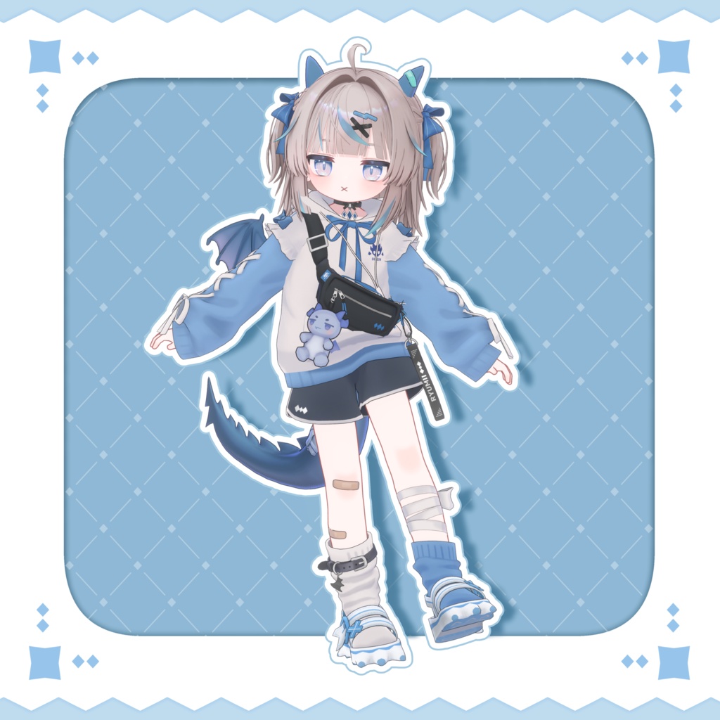 🐲 オリジナル 3Dモデル『リュミィ - Ryumii -』v1.01