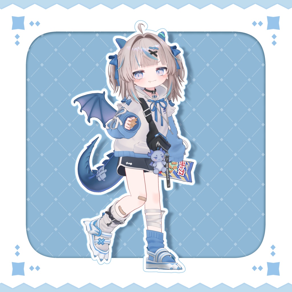 🐲 オリジナル 3Dモデル『リュミィ - Ryumii -』v1.01