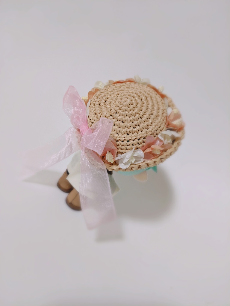 お花のカンカン帽