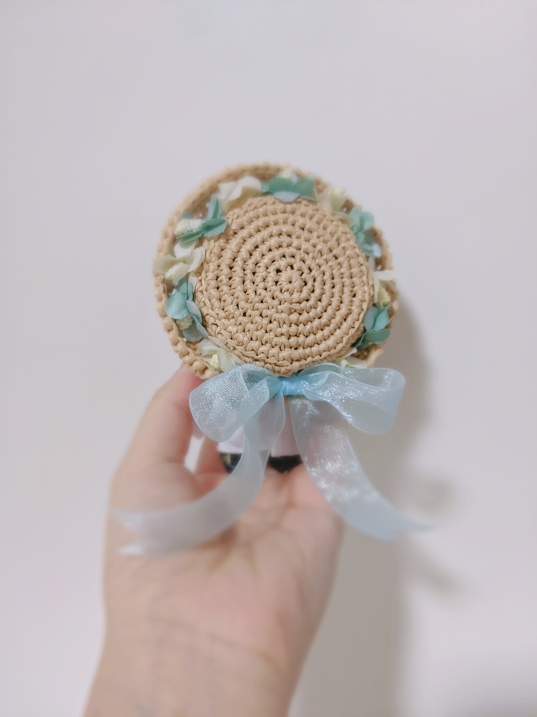 お花のカンカン帽