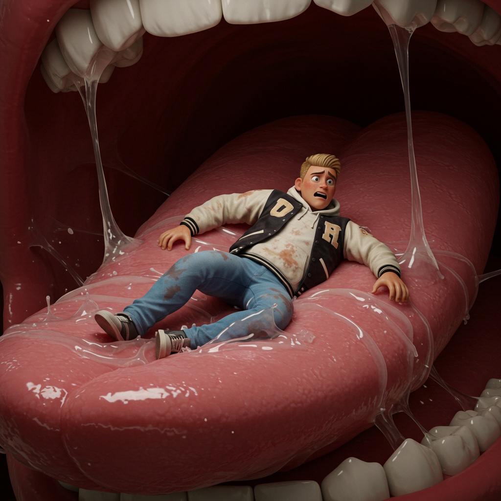 Dad's punishment for his delinquent giant son