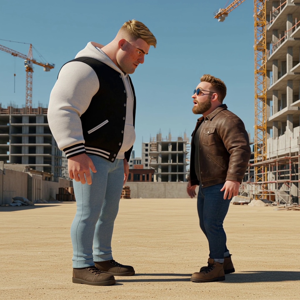 Dad's punishment for his delinquent giant son