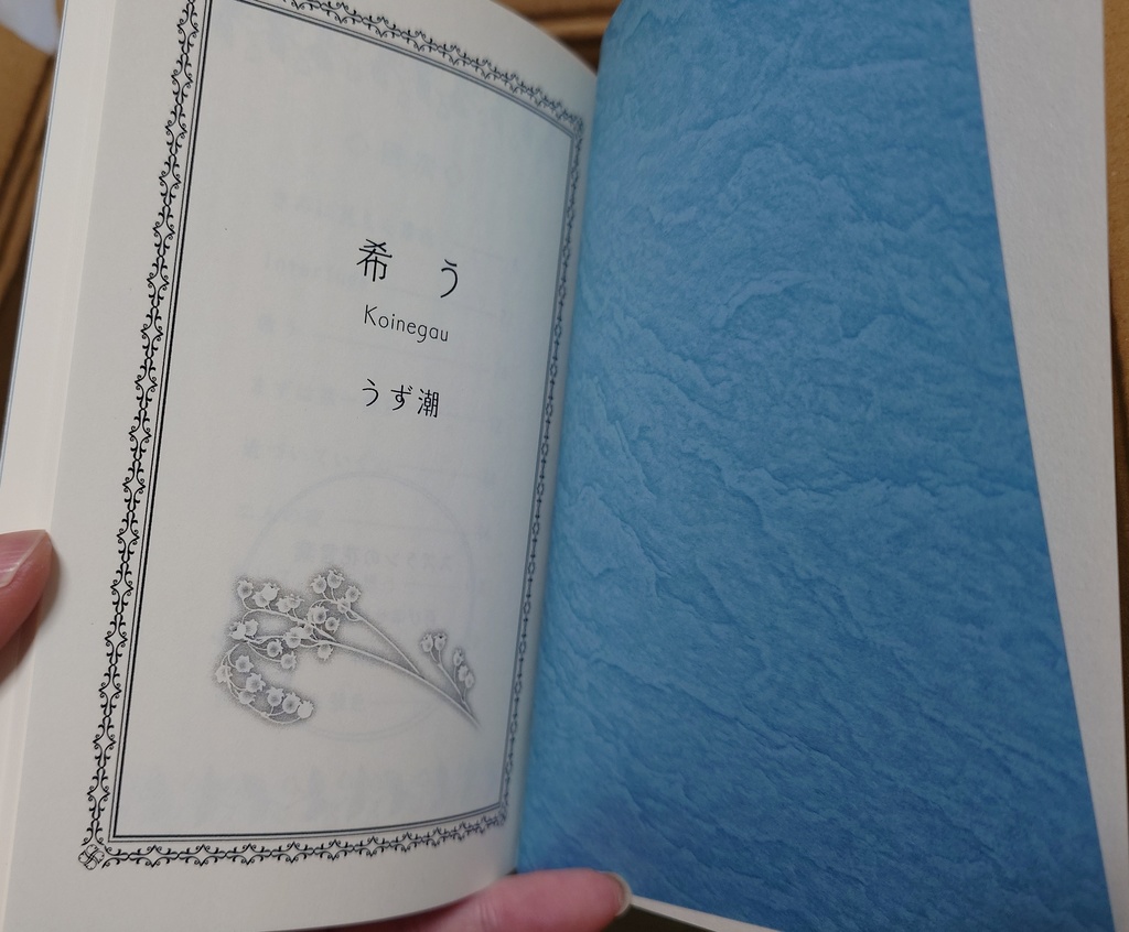 希う《クリックポスト発送》