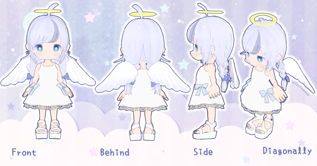 オリジナル3Dモデル 天使ちゃん