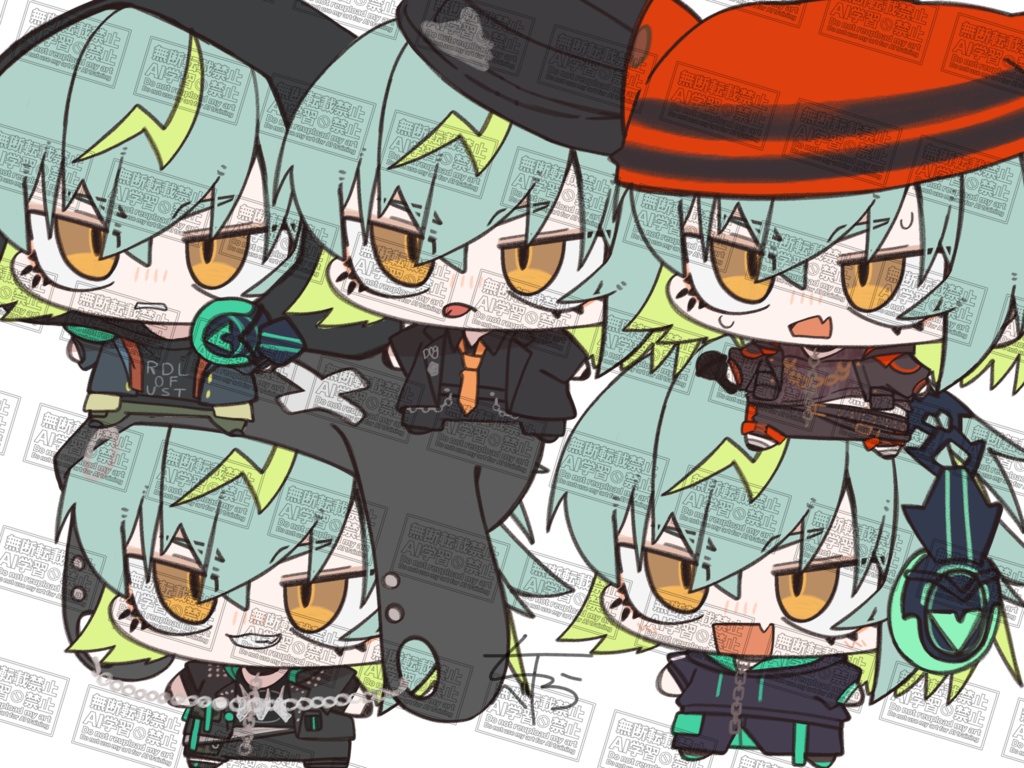 みこしばのちいさなしーる　5種
