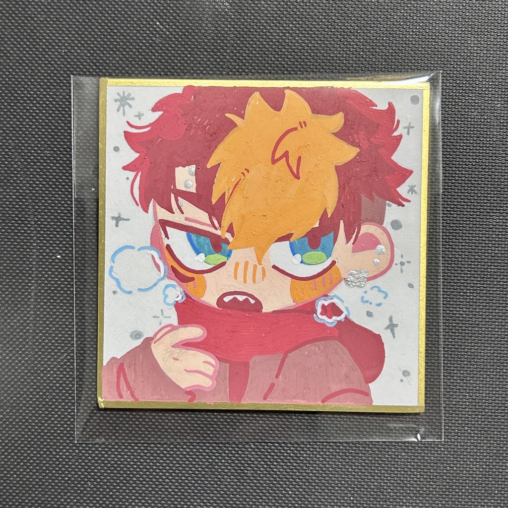 冬りょうがくん色紙