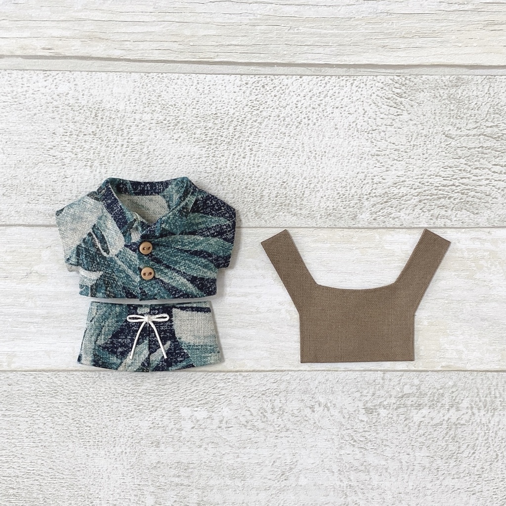 ぬい服 アロハ セットアップ ハワイアンC