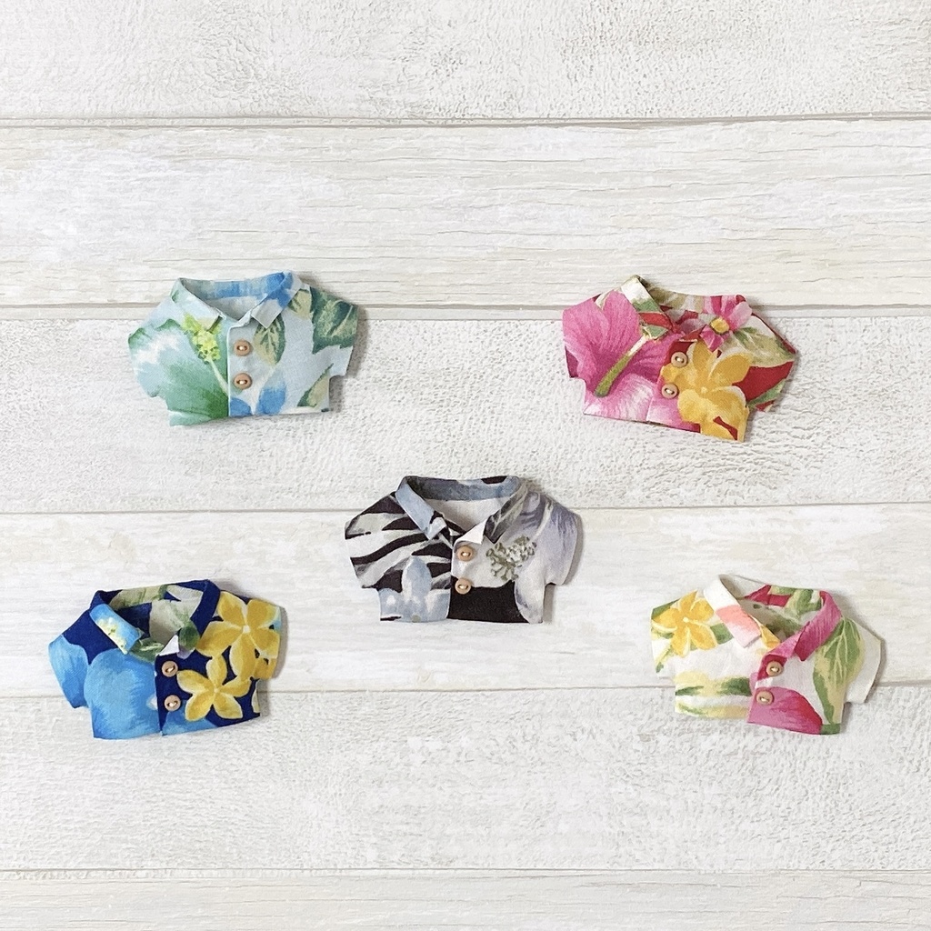 ぬい服 アロハ セットアップ ハワイアンD