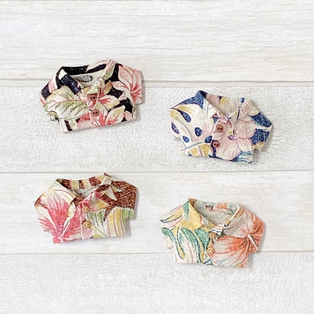 ぬい服 アロハ セットアップ ハワイアンE