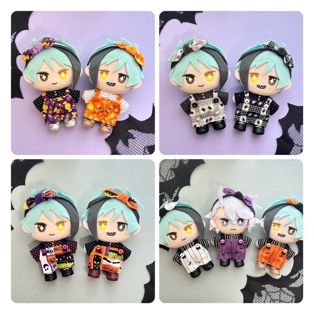 ぬい服 ハロウィンサロペットセット