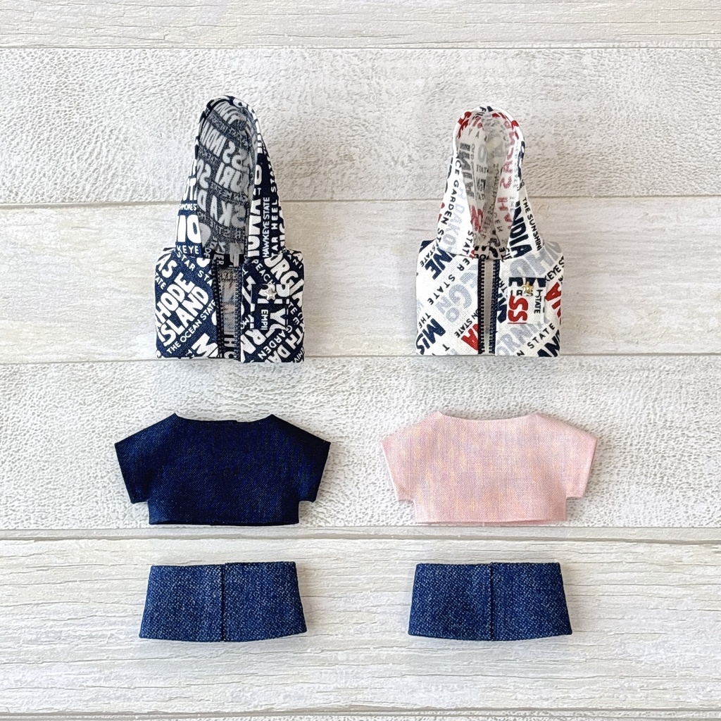 ぬい服 ベストパーカーセット