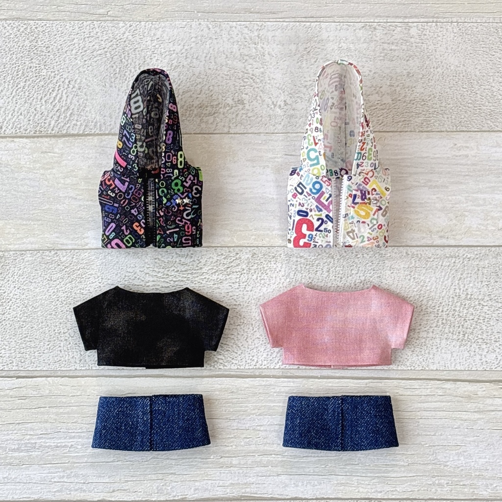 ぬい服 ベストパーカーセット