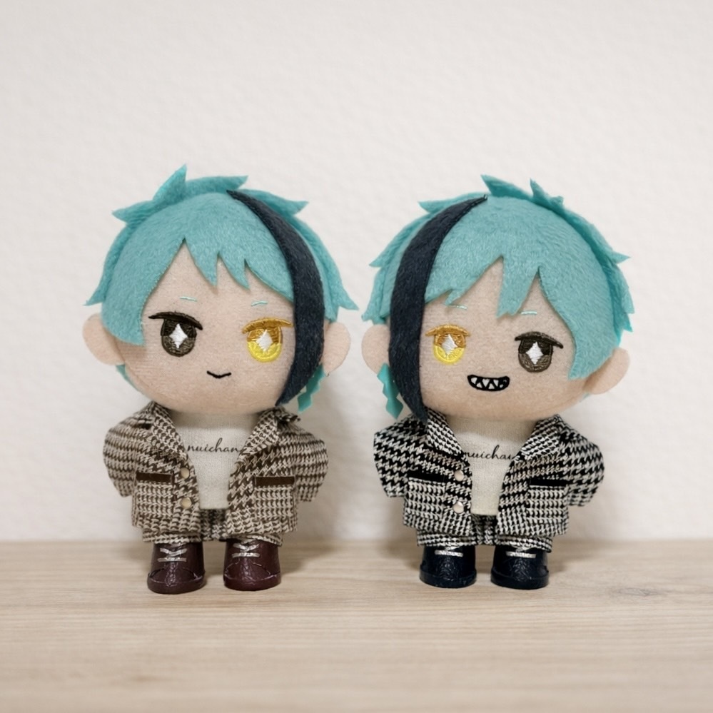 ぬい服 冬ジャケットセットアップ グレンチェック