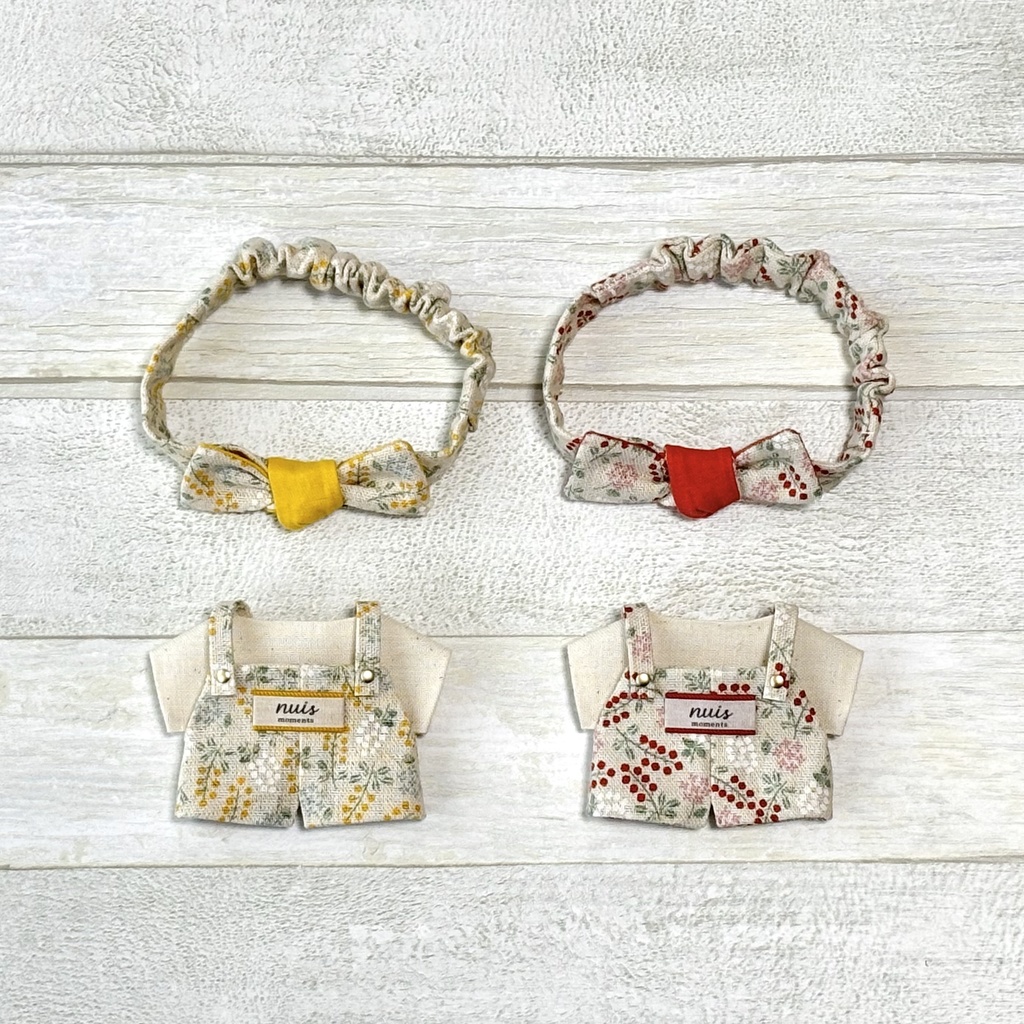 ぬい服 ミモザサロペットセット