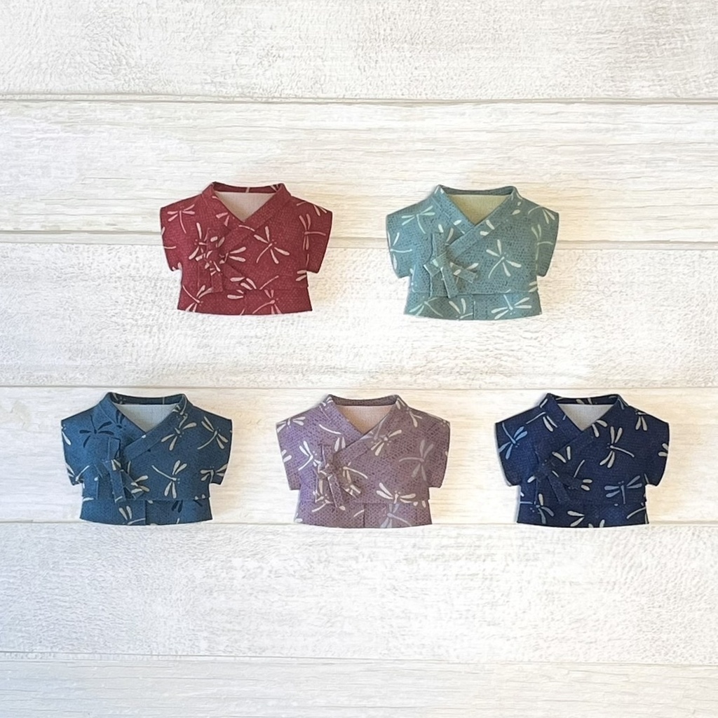 【新色追加】ぬい服 甚平セット とんぼ