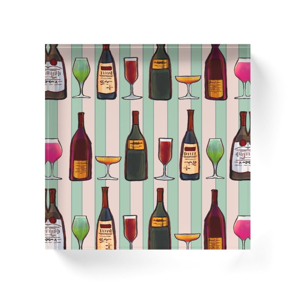 ワイン アクリルブック