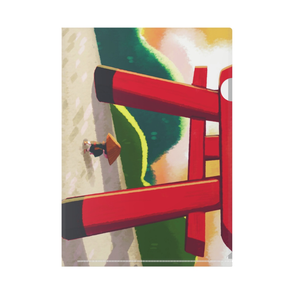 クリアファイル 鳥居