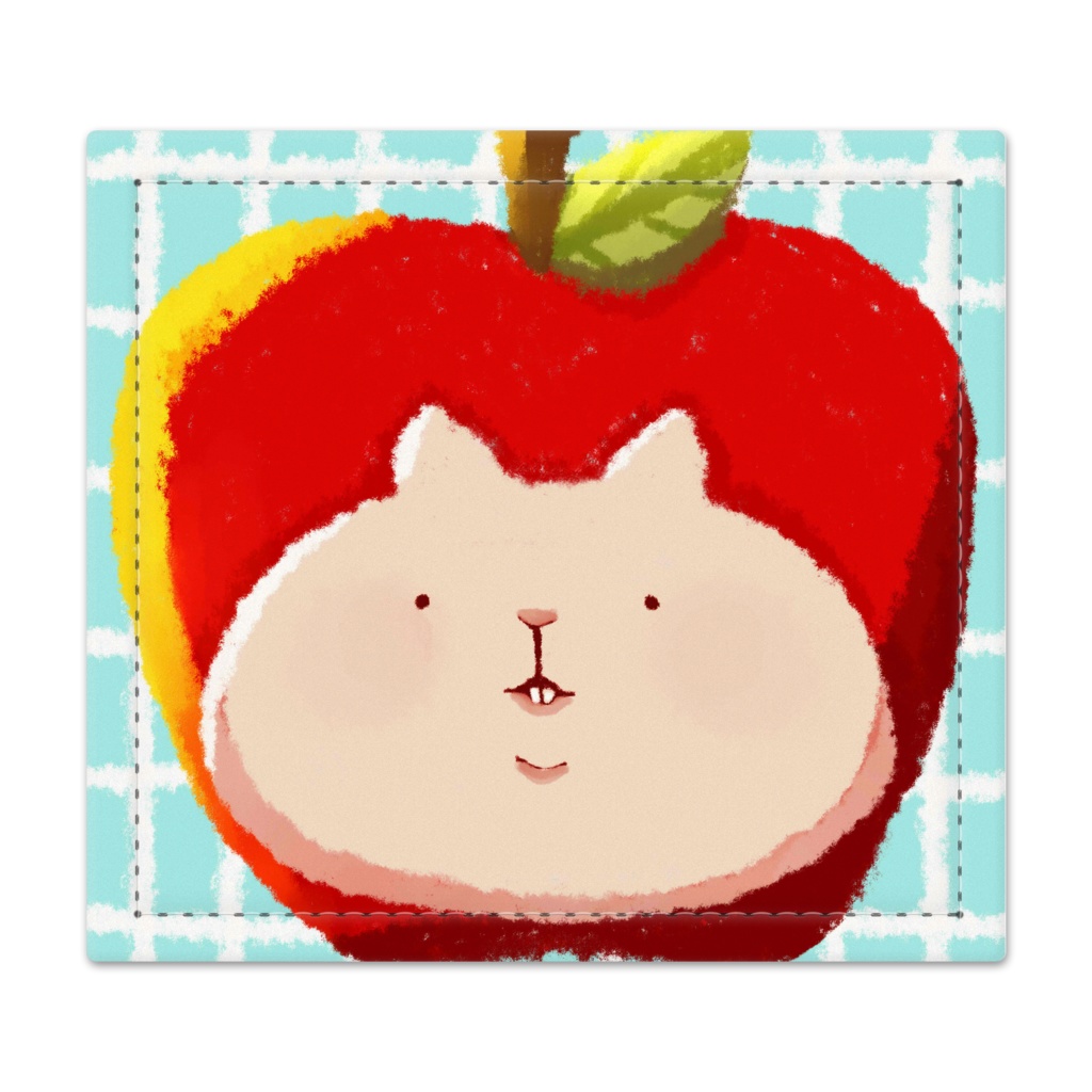 捺印マット 林檎