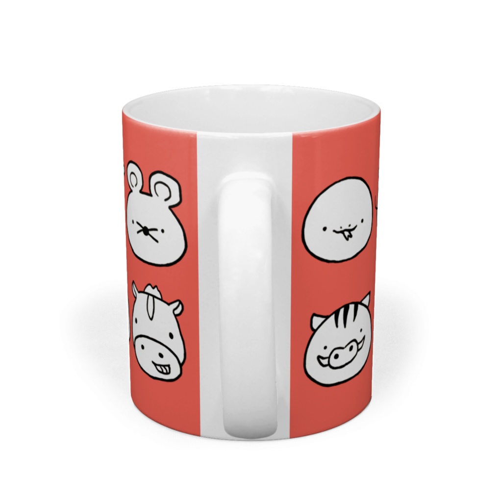 マグカップ 十二支(ピンク、紺)