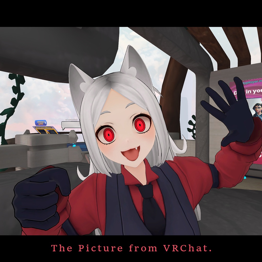 【VRMモデル】 Helltaker Cerberus Ver. 1.5.1 (ケルベロス / 賽伯洛斯)
