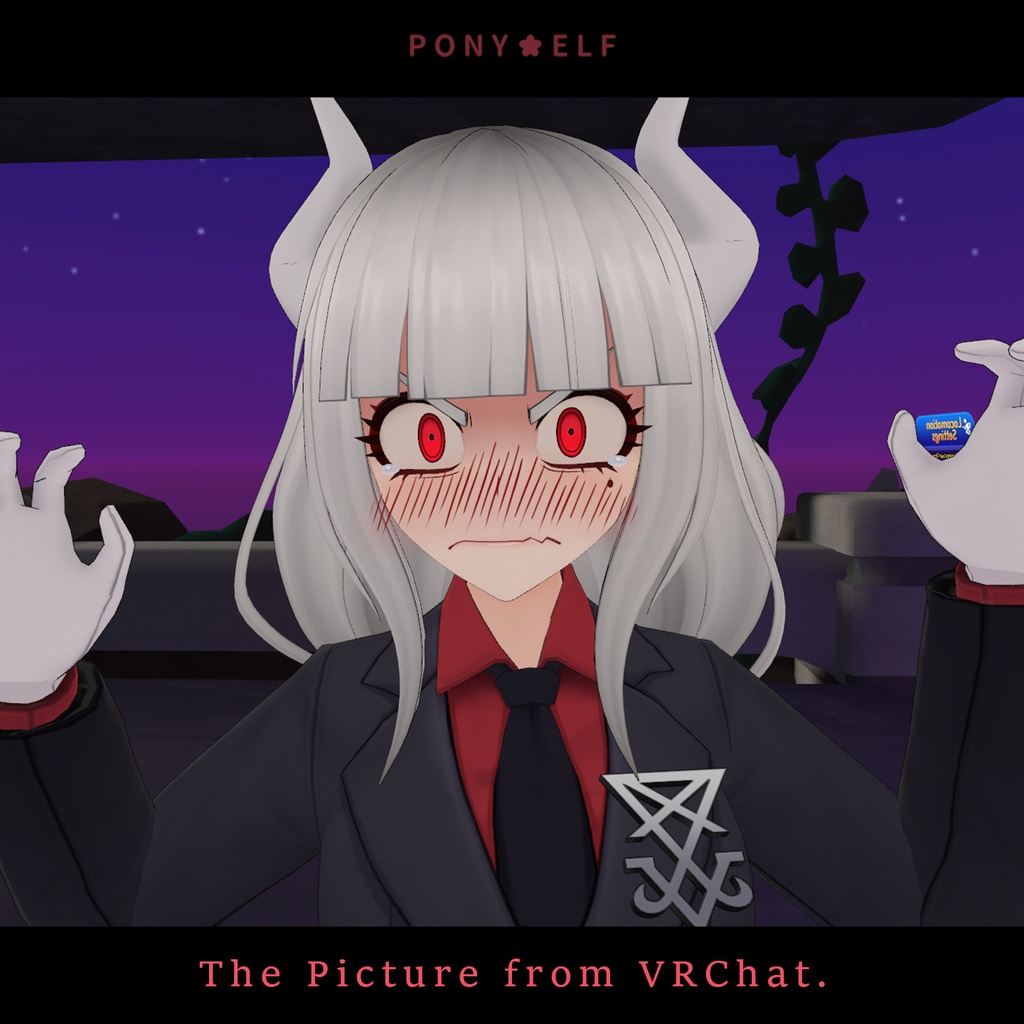 【VRMモデル】 Helltaker Lucifer Ver. 1.5.3 (ルシファー / 路西法)