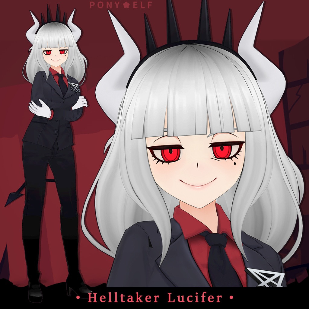 Vrmモデル Helltaker Lucifer ルシファー 路西法 Ver 1 5 0 Pony Elf Booth