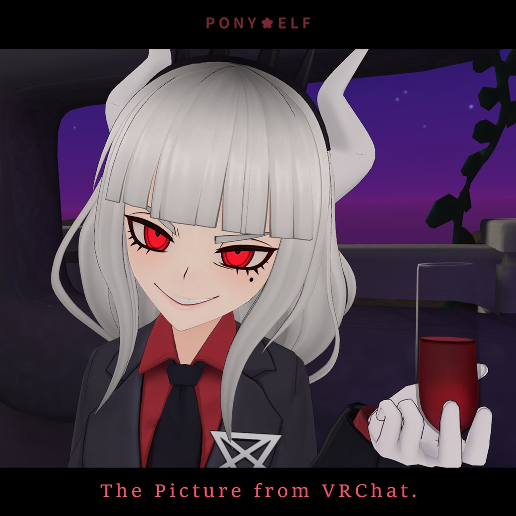 【VRMモデル】 Helltaker Lucifer Ver. 1.5.3 (ルシファー / 路西法)