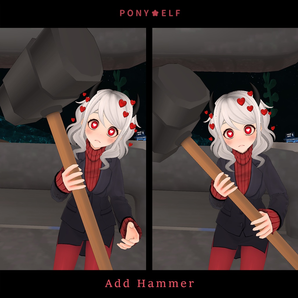 【VRMモデル】 Helltaker Modeus Ver. 1.5.1 (モデウス / 莫蒂斯)