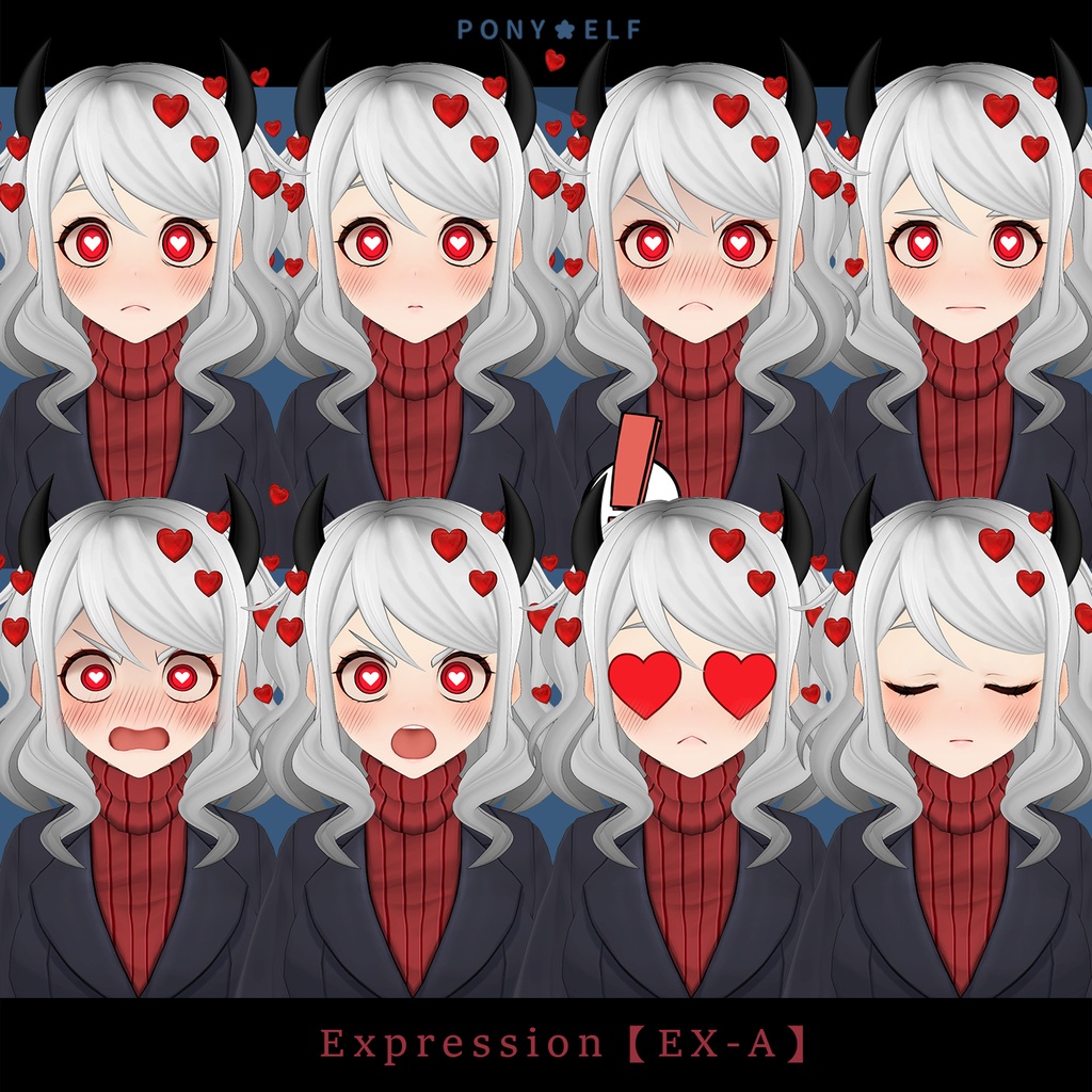 【VRMモデル】 Helltaker Modeus Ver. 1.5.1 (モデウス / 莫蒂斯)