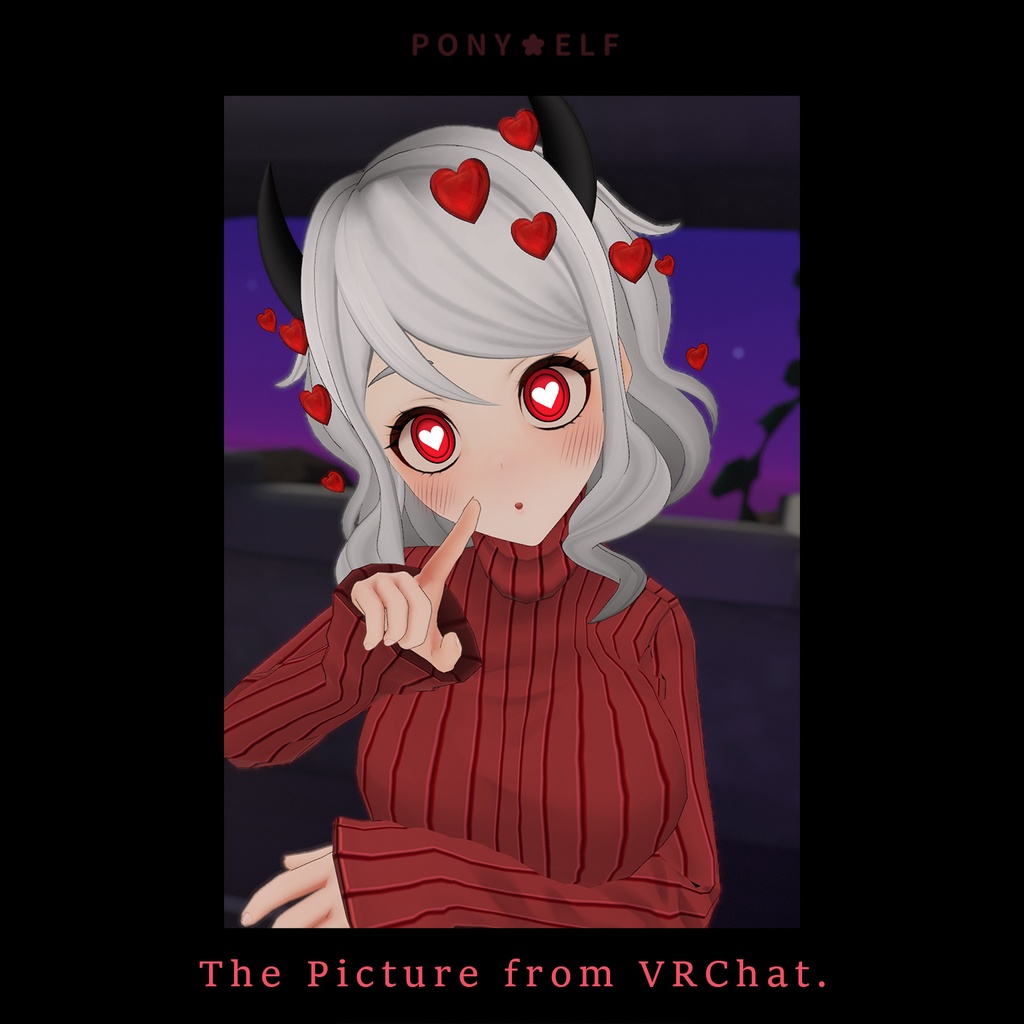 【VRMモデル】 Helltaker Modeus Ver. 1.5.1 (モデウス / 莫蒂斯)