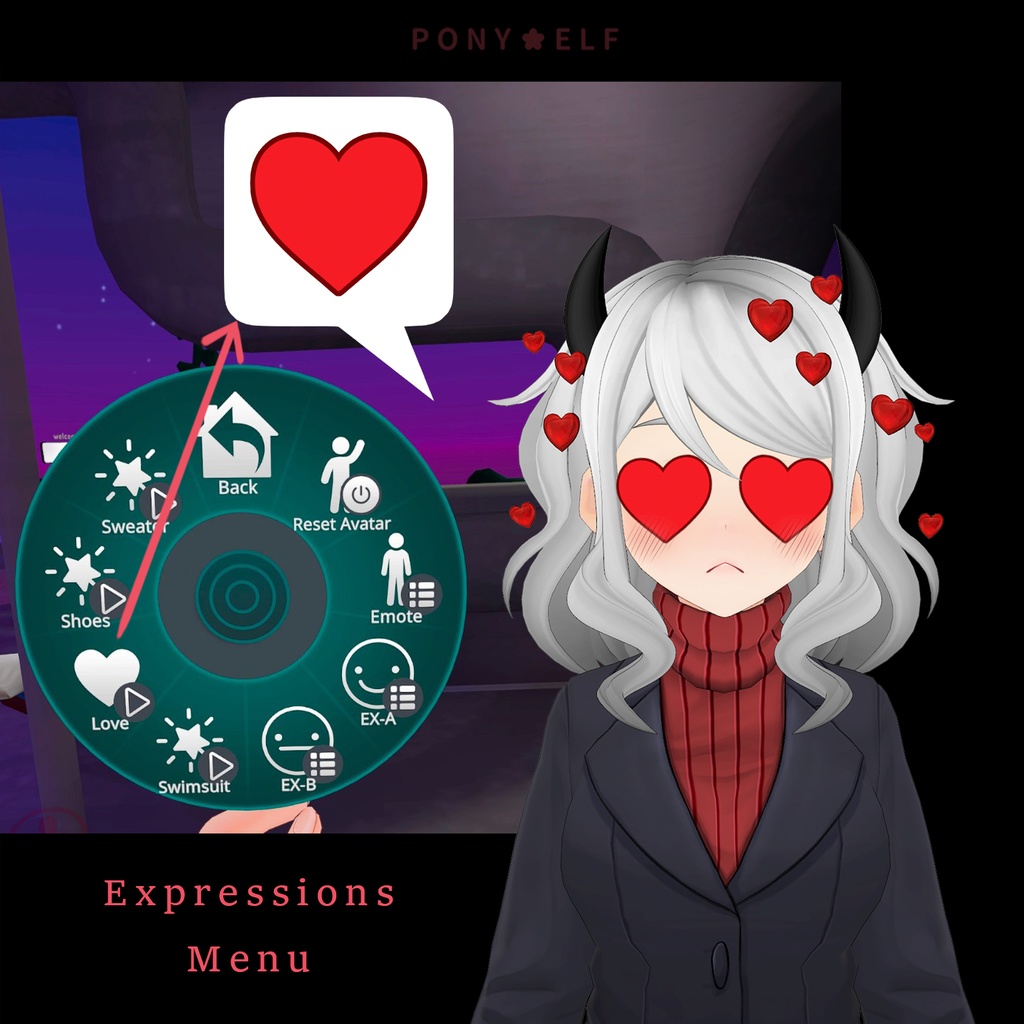 【VRMモデル】 Helltaker Modeus Ver. 1.5.1 (モデウス / 莫蒂斯)