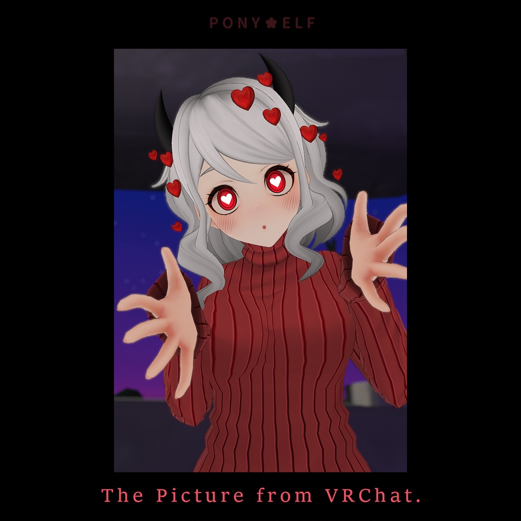 【VRMモデル】 Helltaker Modeus Ver. 1.5.1 (モデウス / 莫蒂斯)