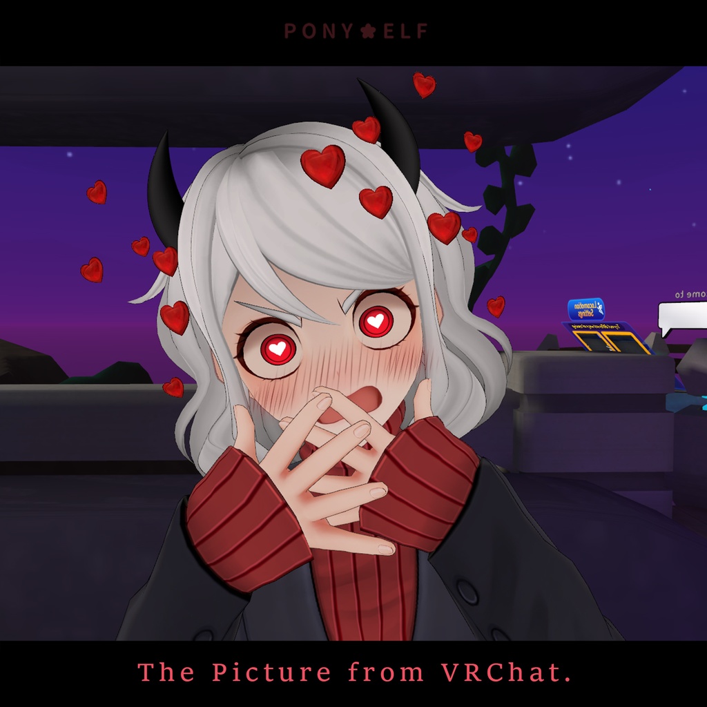 【VRMモデル】 Helltaker Modeus Ver. 1.5.1 (モデウス / 莫蒂斯)