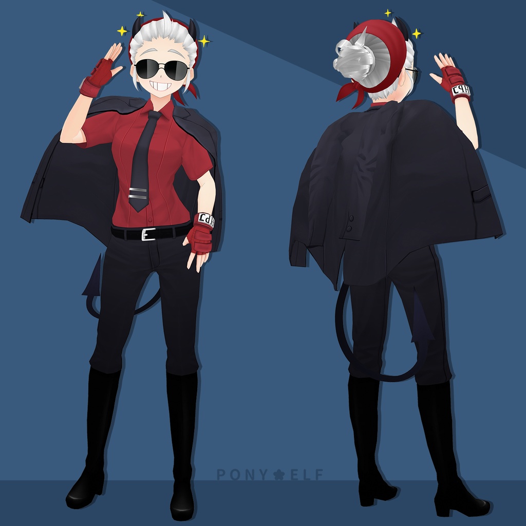 【VRMモデル】 Helltaker Justice Ver. 1.0.1 (ジャスティス / 正義)