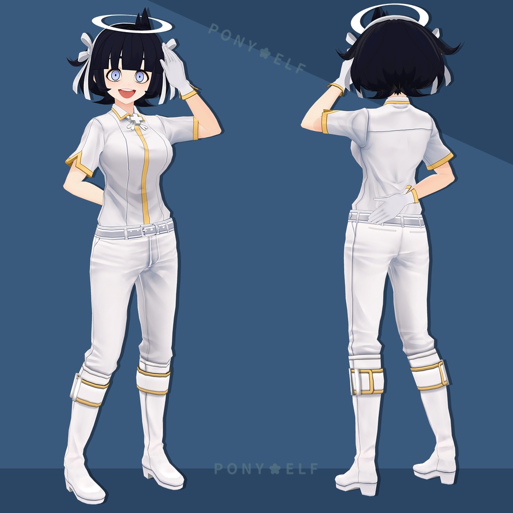 【VRMモデル】 Helltaker Azazel Ver. 1.0.1 (アザゼル / 阿撒茲勒)