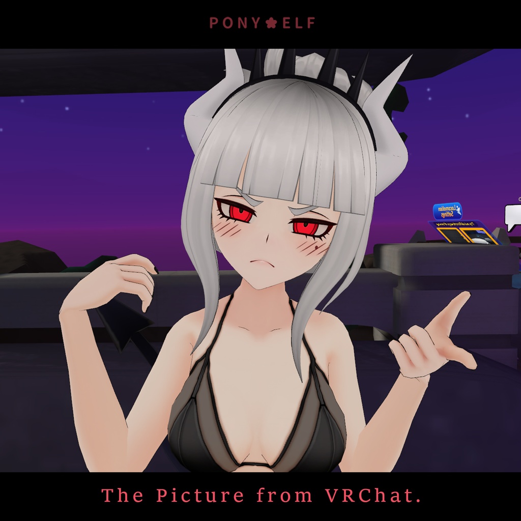 【VRMモデル】 Helltaker Lucifer : Apron Ver. 1.0.1 (ルシファー / 路西法)