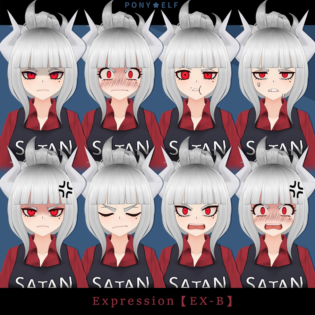 【VRMモデル】 Helltaker Lucifer : Apron Ver. 1.0.1 (ルシファー / 路西法)