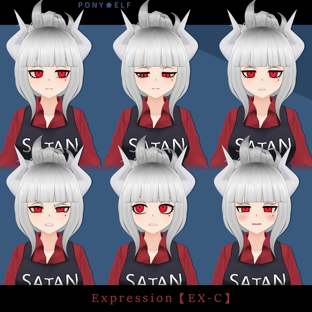 【VRMモデル】 Helltaker Lucifer : Apron Ver. 1.0.1 (ルシファー / 路西法)