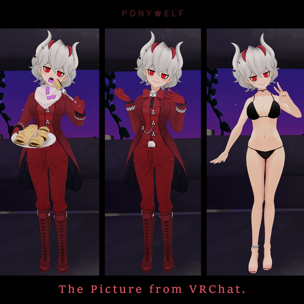 【VRMモデル】 Helltaker Beelzebub Ver. 1.0.1 (ベルゼブブ / 別西卜)
