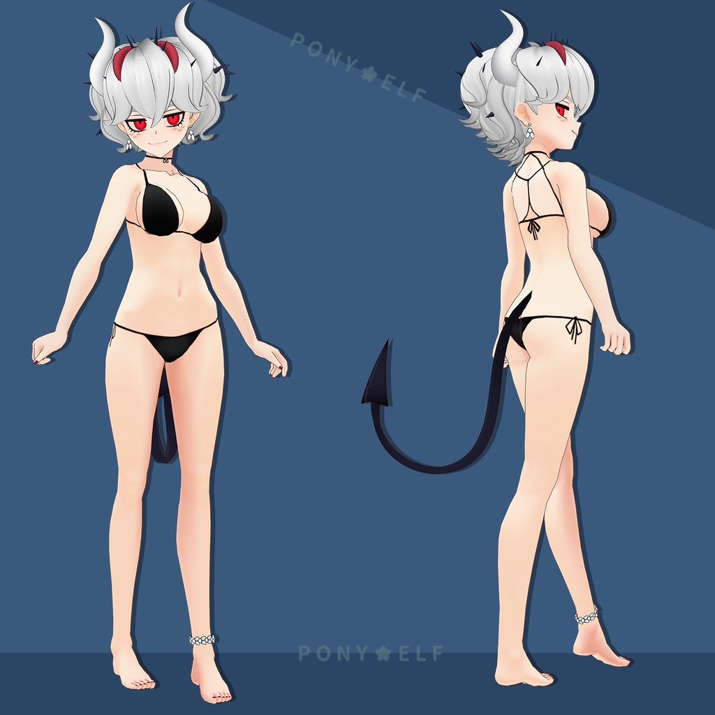 【VRMモデル】 Helltaker Beelzebub Ver. 1.0.1 (ベルゼブブ / 別西卜)