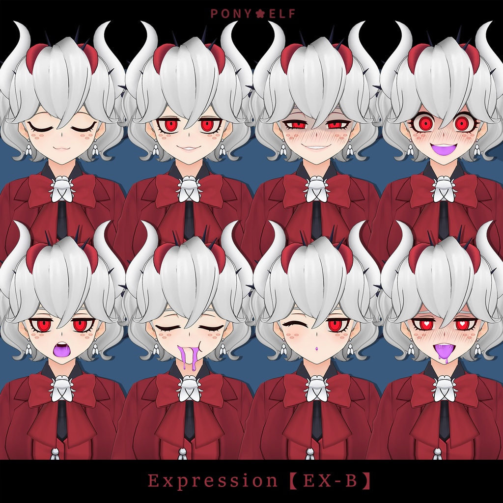 【VRMモデル】 Helltaker Beelzebub Ver. 1.0.1 (ベルゼブブ / 別西卜)