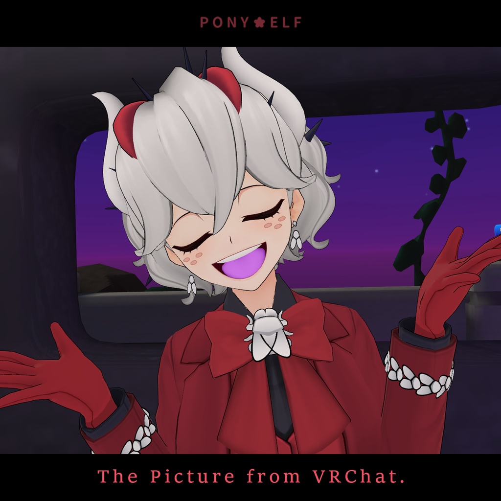 【VRMモデル】 Helltaker Beelzebub Ver. 1.0.1 (ベルゼブブ / 別西卜)