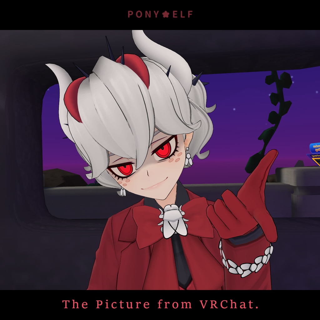 【VRMモデル】 Helltaker Beelzebub Ver. 1.0.1 (ベルゼブブ / 別西卜)