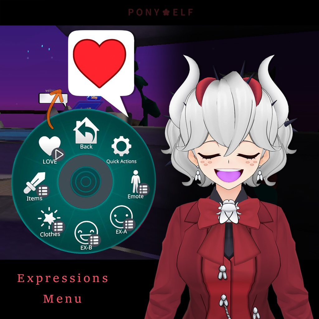 【VRMモデル】 Helltaker Beelzebub Ver. 1.0.1 (ベルゼブブ / 別西卜)