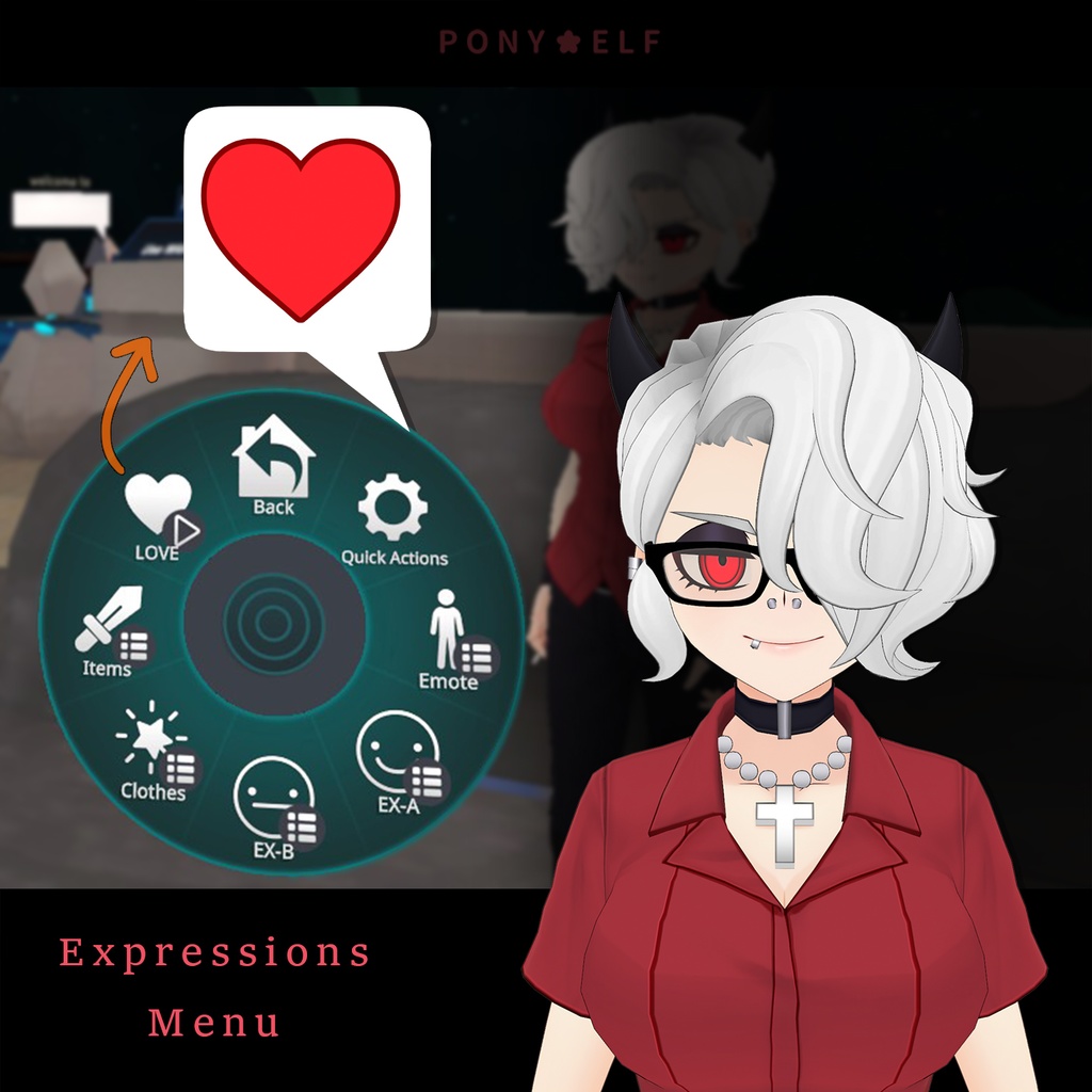 【VRMモデル】 Helltaker Zdrada Ver. 1.0.0 (ズドラーダ / 茲德拉達)