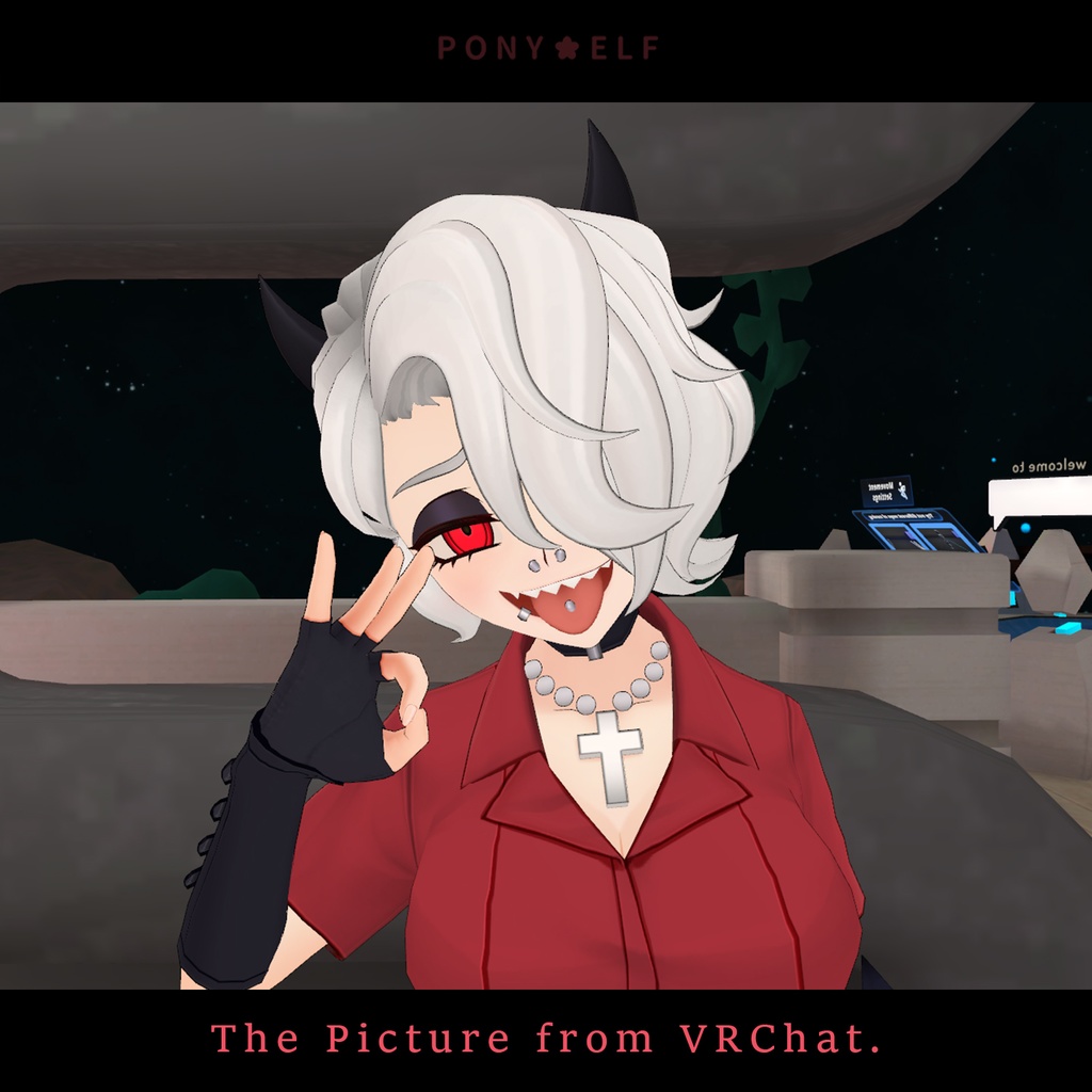 【VRMモデル】 Helltaker Zdrada Ver. 1.0.0 (ズドラーダ / 茲德拉達)