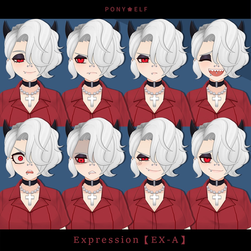 【VRMモデル】 Helltaker Zdrada Ver. 1.0.0 (ズドラーダ / 茲德拉達)